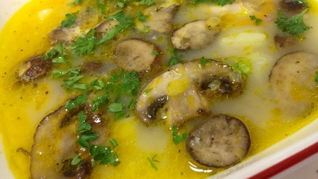 Сырно-грибной суп