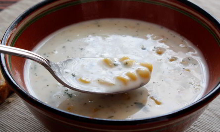 Рецепт сырно-кукурузного суп