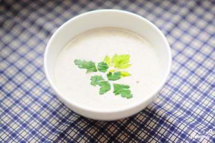 Сырный крем-суп с грибами