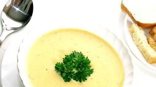 Сырный крем-суп с манкой