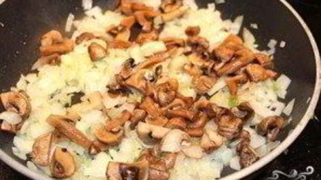 сырный крем-суп с шампиньонами