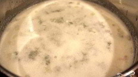 сырный крем-суп с шампиньонами