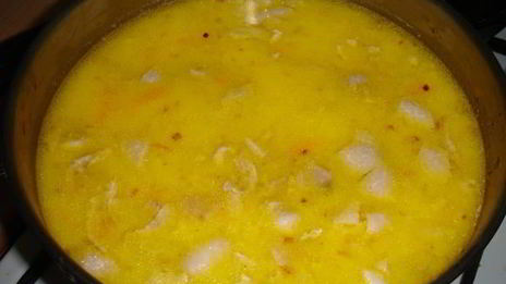 сырный суп по-французски с крутонами