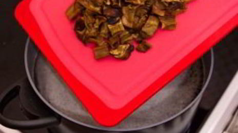 сырный суп с белыми грибами