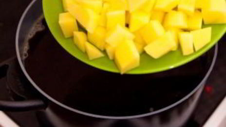 сырный суп с белыми грибами