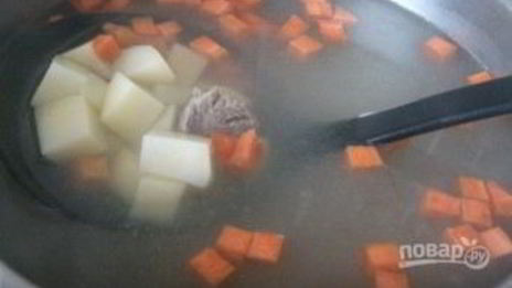 сырный суп с говядиной