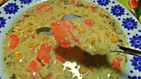 сырный суп с гречневыми хлопьями