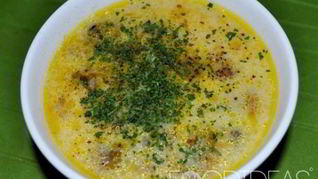 Сырный суп с грибами