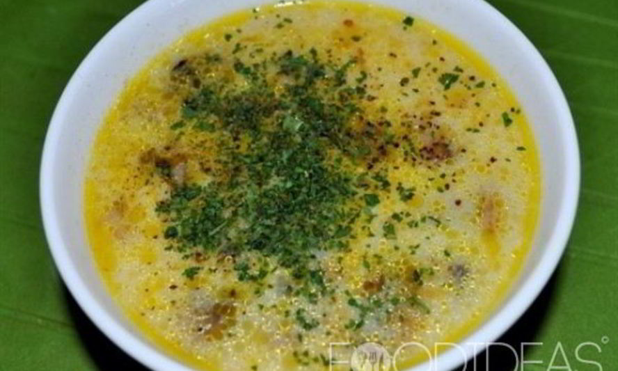 Рецепт сырного супа с грибами