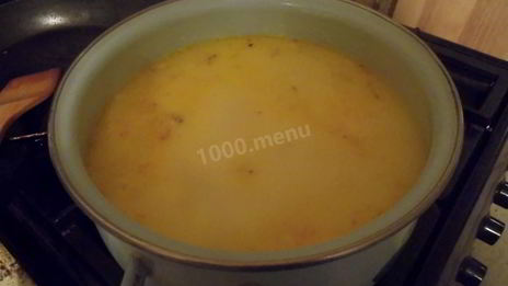 сырный суп с картошкой и морковью