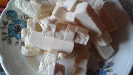 сырный суп с колбасой