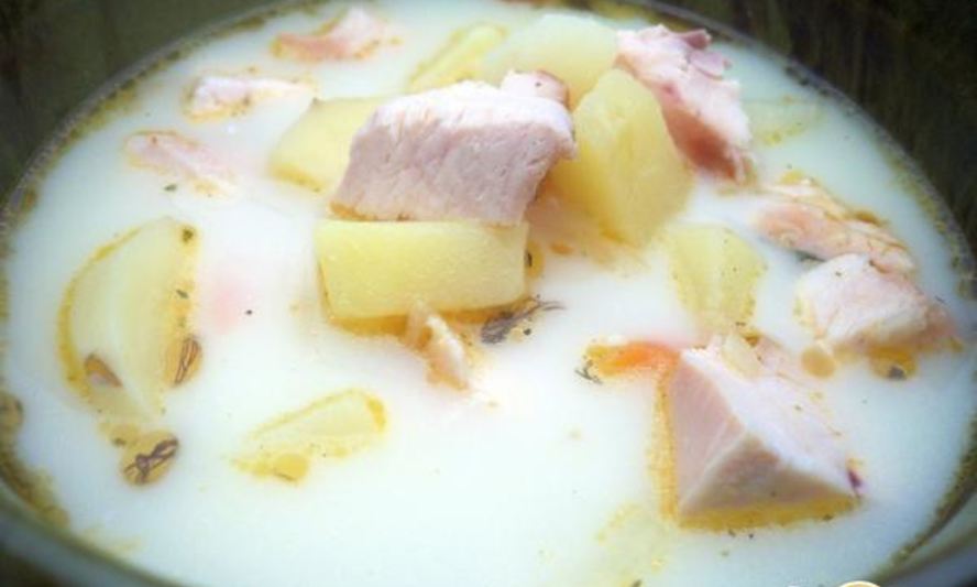 Рецепт сырного супа с копченой курицей