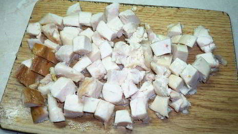 сырный суп с копченой курицей