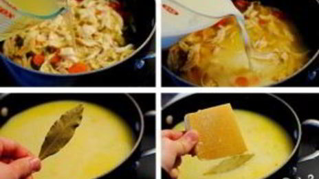 сырный суп с курицей и рисом