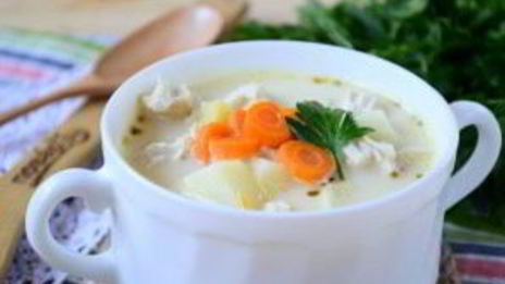 сырный суп с морковкой