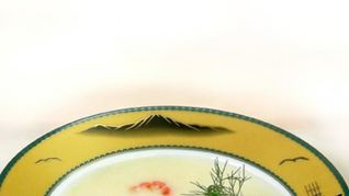 Сырный суп с шафраном