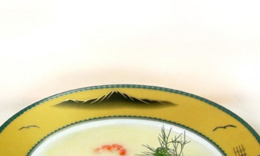 Рецепт сырного супа с шафраном