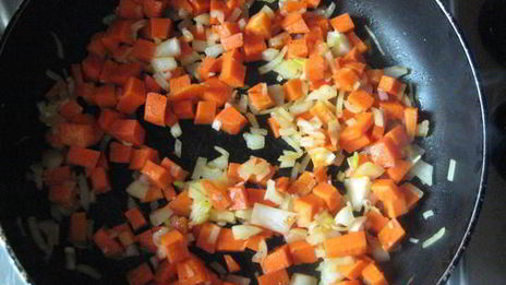 сырный суп с соевым мясом