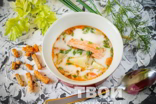 Сырный суп в мультиварке