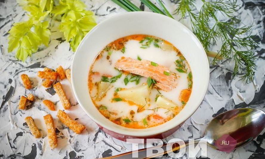 Рецепт сырного супа в мультиварке