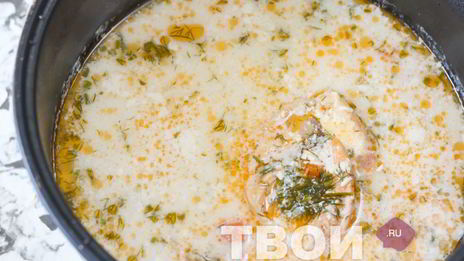 сырный суп в мультиварке