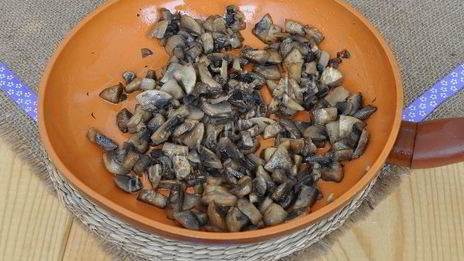 сырный суп жульен с грибами