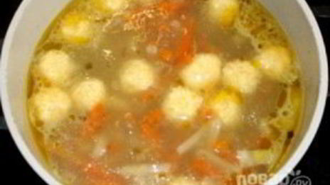 сырные клецки для супа