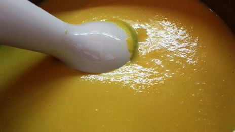 тыквенно-сырный суп с пастернаком