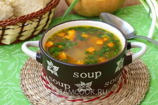 Тыквенно-морковный суп с маком