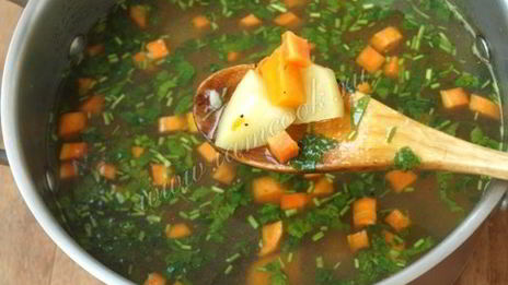 тыквенно-морковный суп с маком