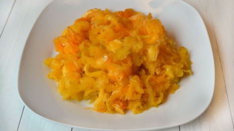 тыквенный суп с золотистым луком