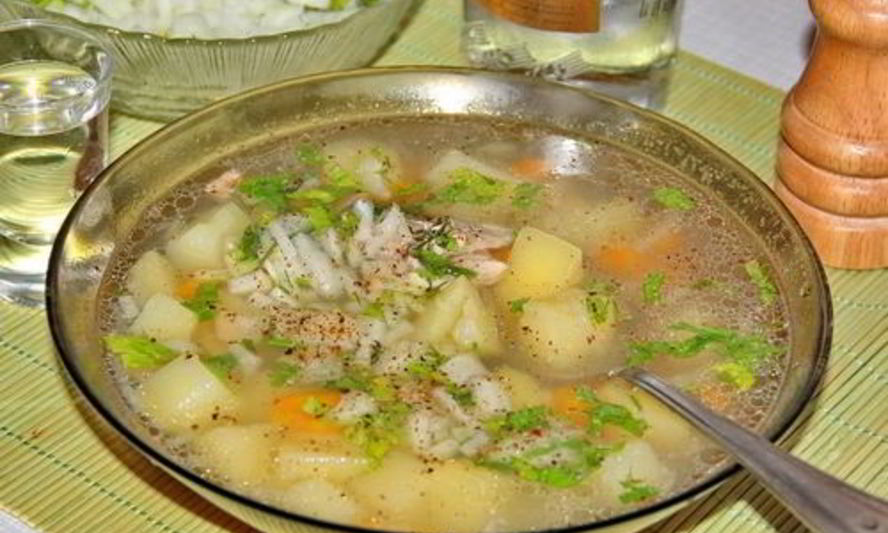 Рецепт домашней ухи из морского окуня