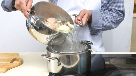 домашняя уха со слабосоленой неркой