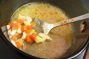 Уха из форели по-питерски