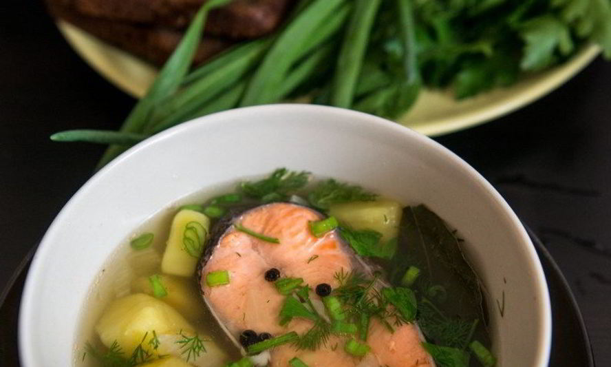 Рецепт ухи из форели