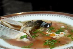 Уха из головы сазана