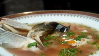 Уха из головы сазана