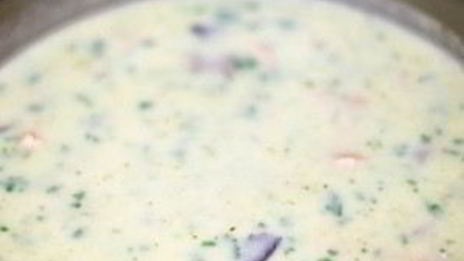 уха из красной рыбы со сливками