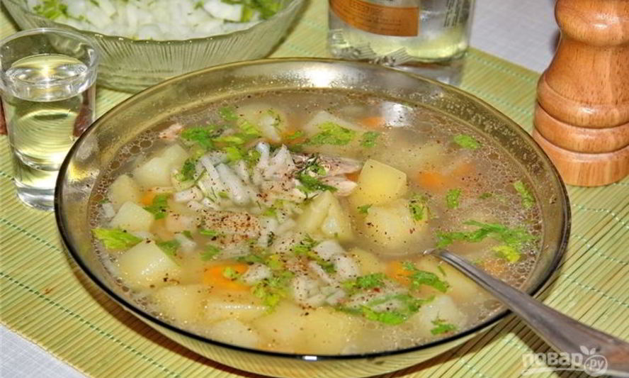 Рецепт ухи из красной рыбы