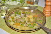Уха из морского окуня