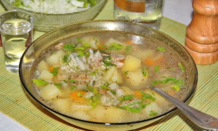 Рецепт ухи из морского окуня