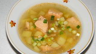 Уха из семги