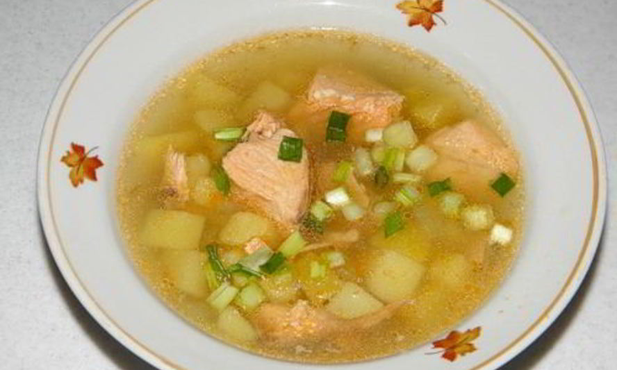 Рецепт ухи из семги