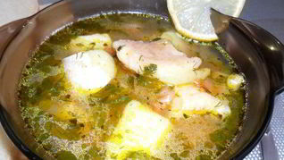 Уха из трех видов рыбы