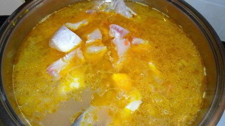 уха из трех видов рыбы