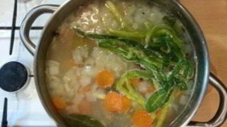 уха на курином бульоне