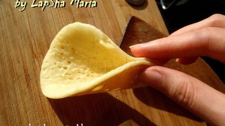 арабские блинчики катаеф с творожно-ежевичной начинкой