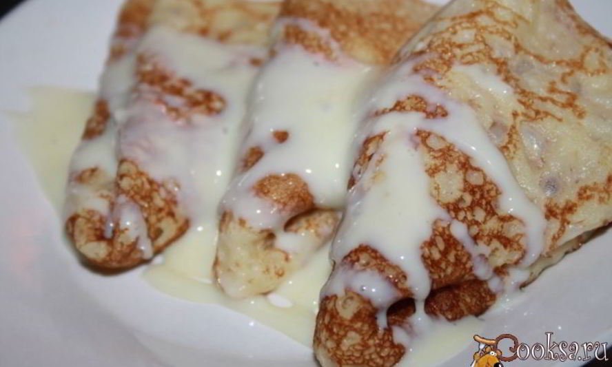 Рецепт ажурных блинчиков на топленом молоке