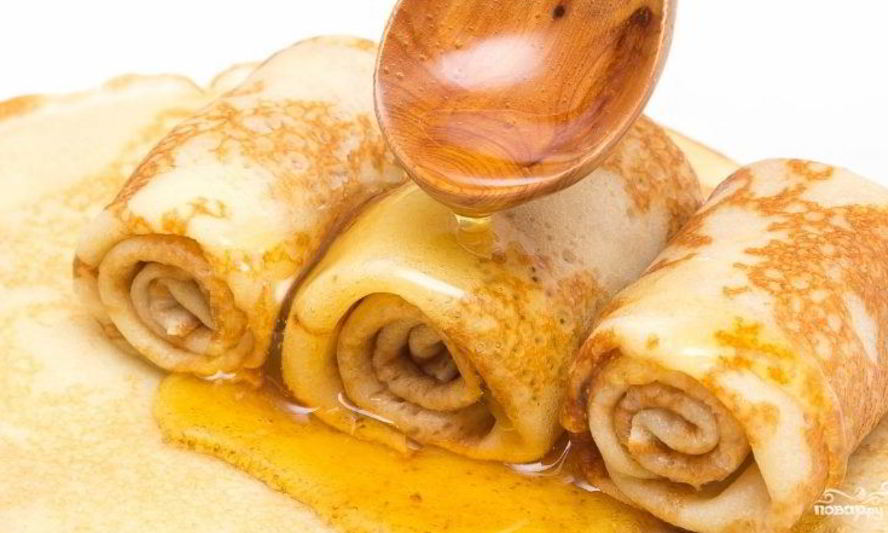 Рецепт ажурных блинов на кефире заварные