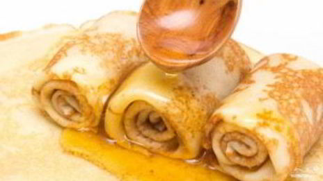 ажурные блины на кефире заварные